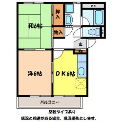 パレスブルースカイＣの物件間取画像